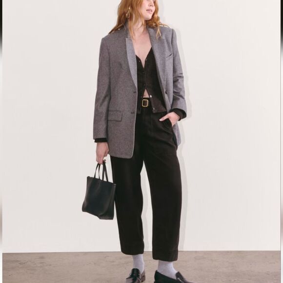 Everlane The Utility Pant In Buttersoft Black Size 6 - Picture 10 of 13